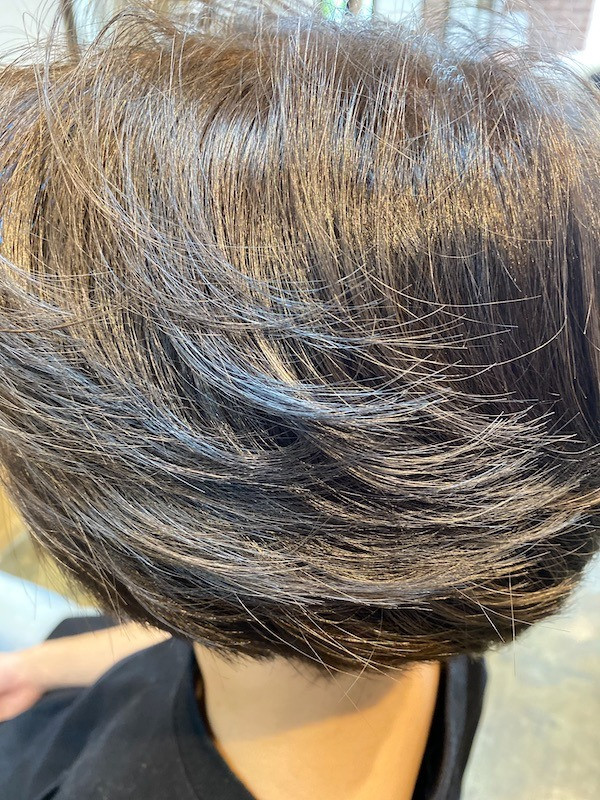 モーブグレイでメンズグラデーションカラー！姫路市の美容院BEREA(ベレア)はお客様のキレイを叶える美容室／ヘアサロン