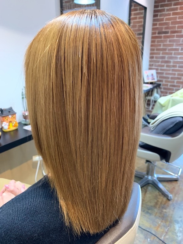 髪質改善ストレート「ハリスノフ」2回目