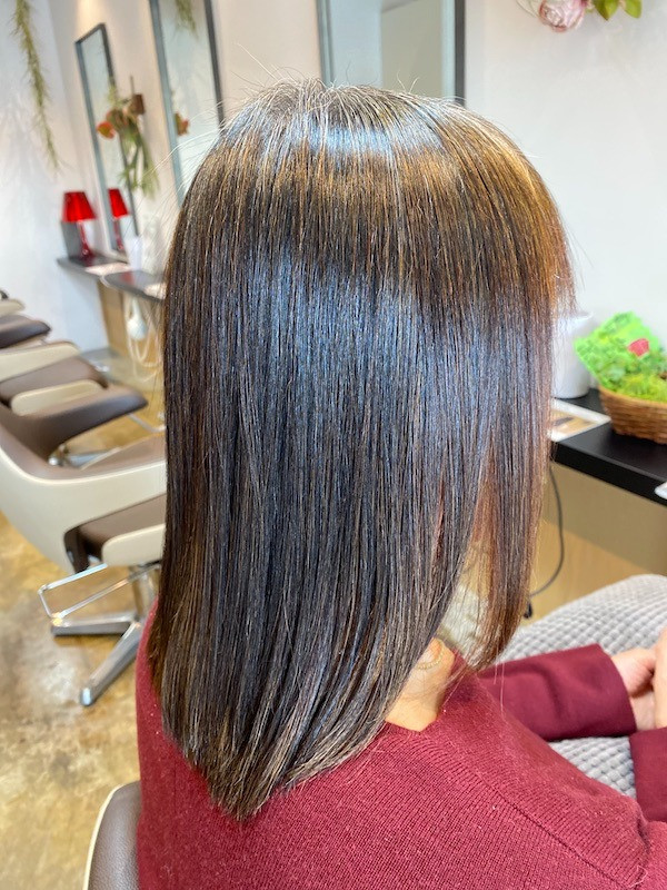 2回目の髪質改善ストレート「ハリスノフ」