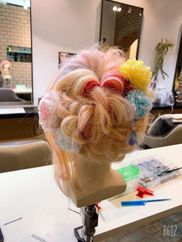 くるりんぱのセットスタイルを作ってみました！姫路市の美容院BEREA(ベレア)はお客様のキレイを叶える美容室／ヘアサロン