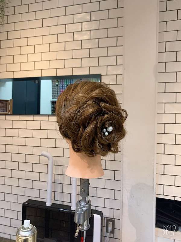 お花をイメージしたパーティーアップスタイル！姫路市の美容院BEREA(ベレア)はお客様のキレイを叶える美容室／ヘアサロン