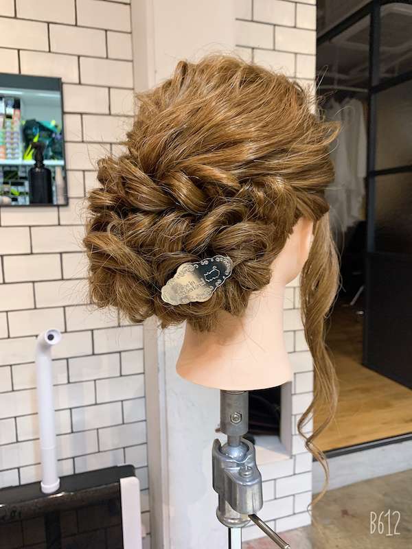 編み込みミックスのアレンジセット！姫路市の美容院BEREA(ベレア)はお客様のキレイを叶える美容室／ヘアサロン