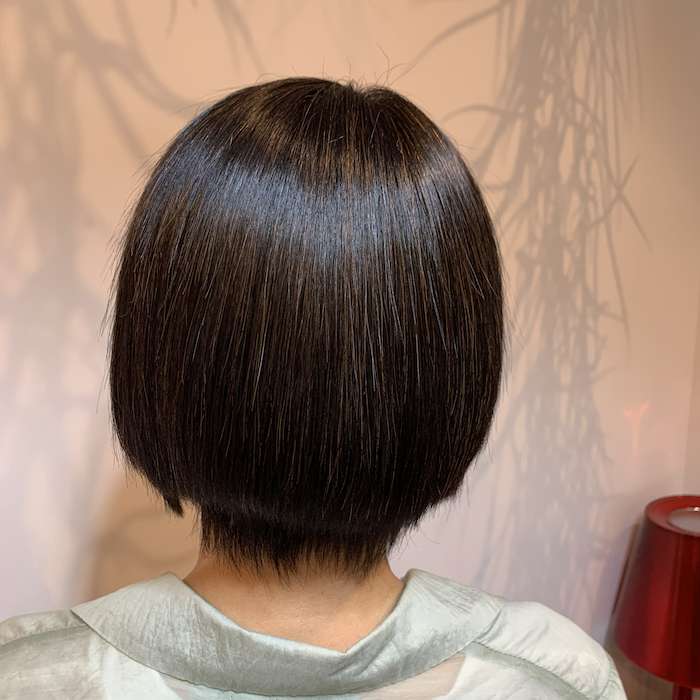 常連お客様が髪質改善ストレート「ハリスノフ」を初体験！姫路市の美容院BEREA(ベレア)はお客様のキレイを叶える美容室／ヘアサロン
