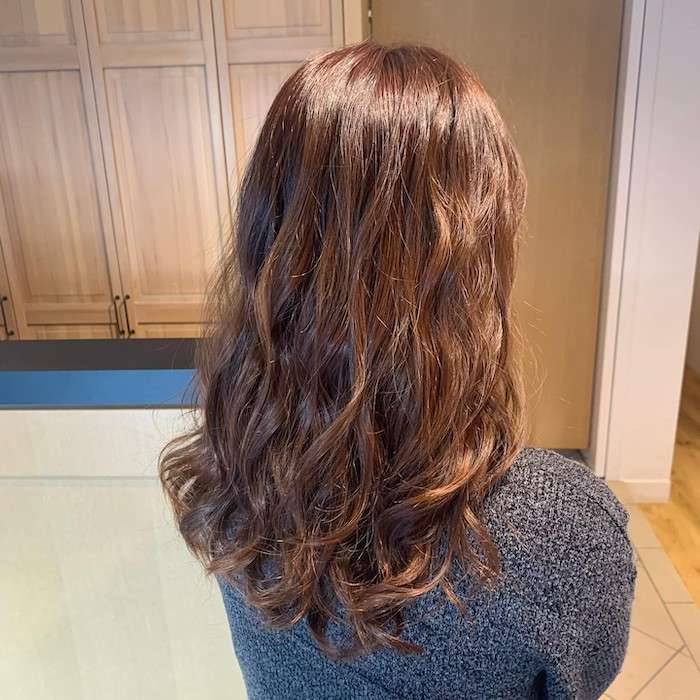オレンジブラウンカラー！姫路市の美容院BEREA(ベレア)はお客様のキレイを叶える美容室／ヘアサロン
