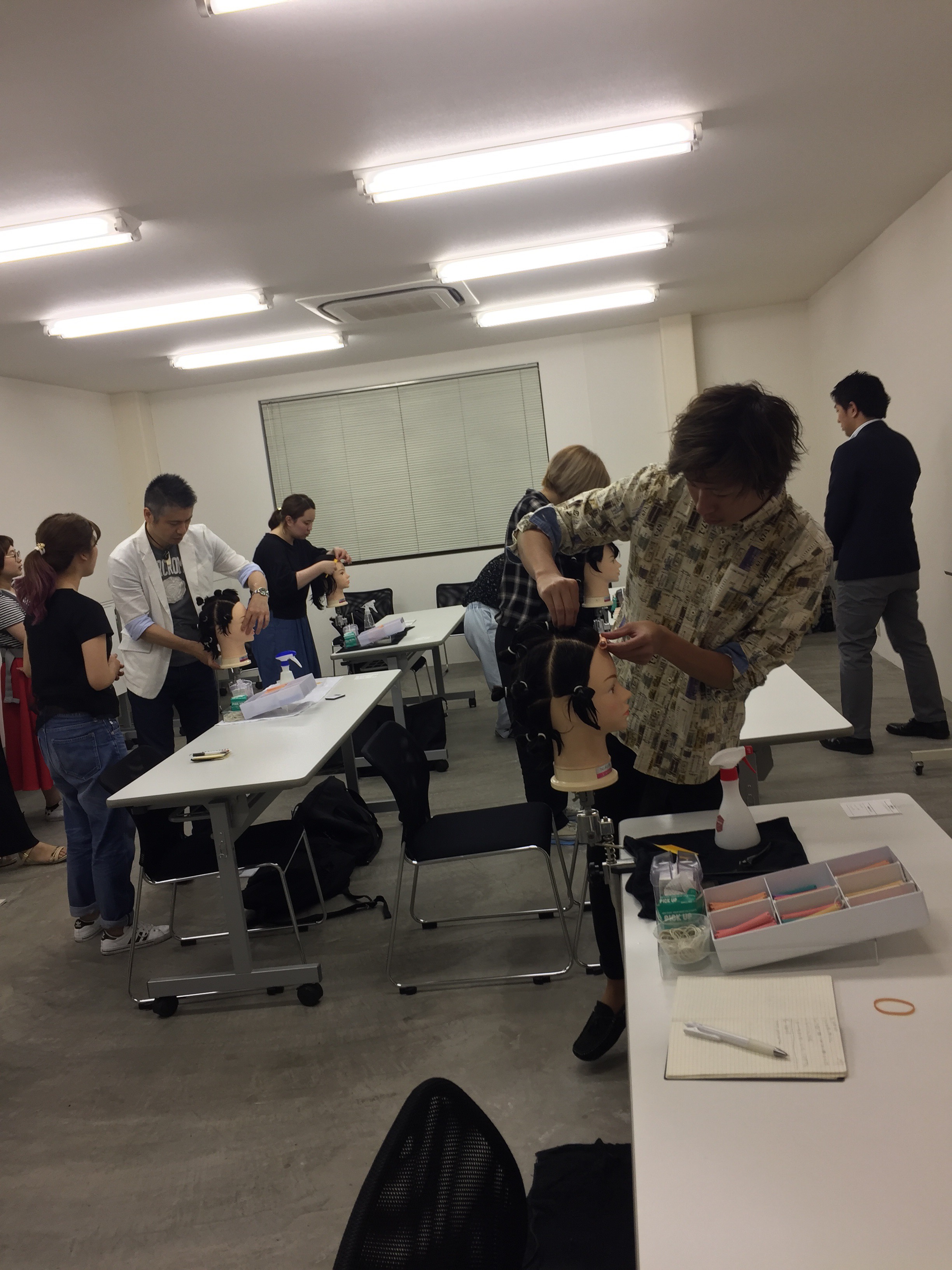 ワインディングの合同レッスン
